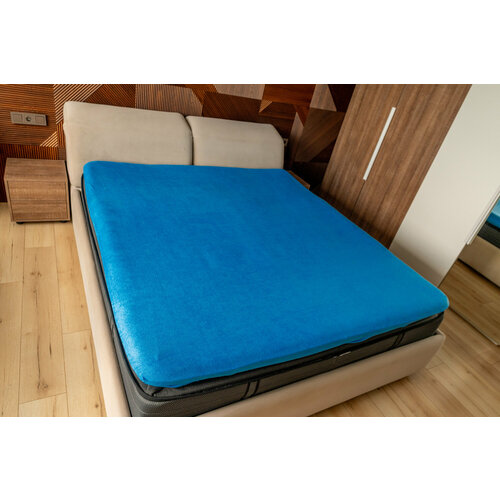 Простыня на резинке Махровая Элис Текстиль Ирис 160х200 высота 20 см 1630₽