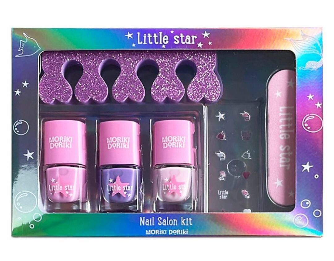 MORIKI DORIKI Набор для окрашивания и декорирования ногтей Little Star