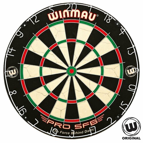 Классическая мишень Winmau Pro SFB для игры в Дартс. Сизалевая ORIGINAL.