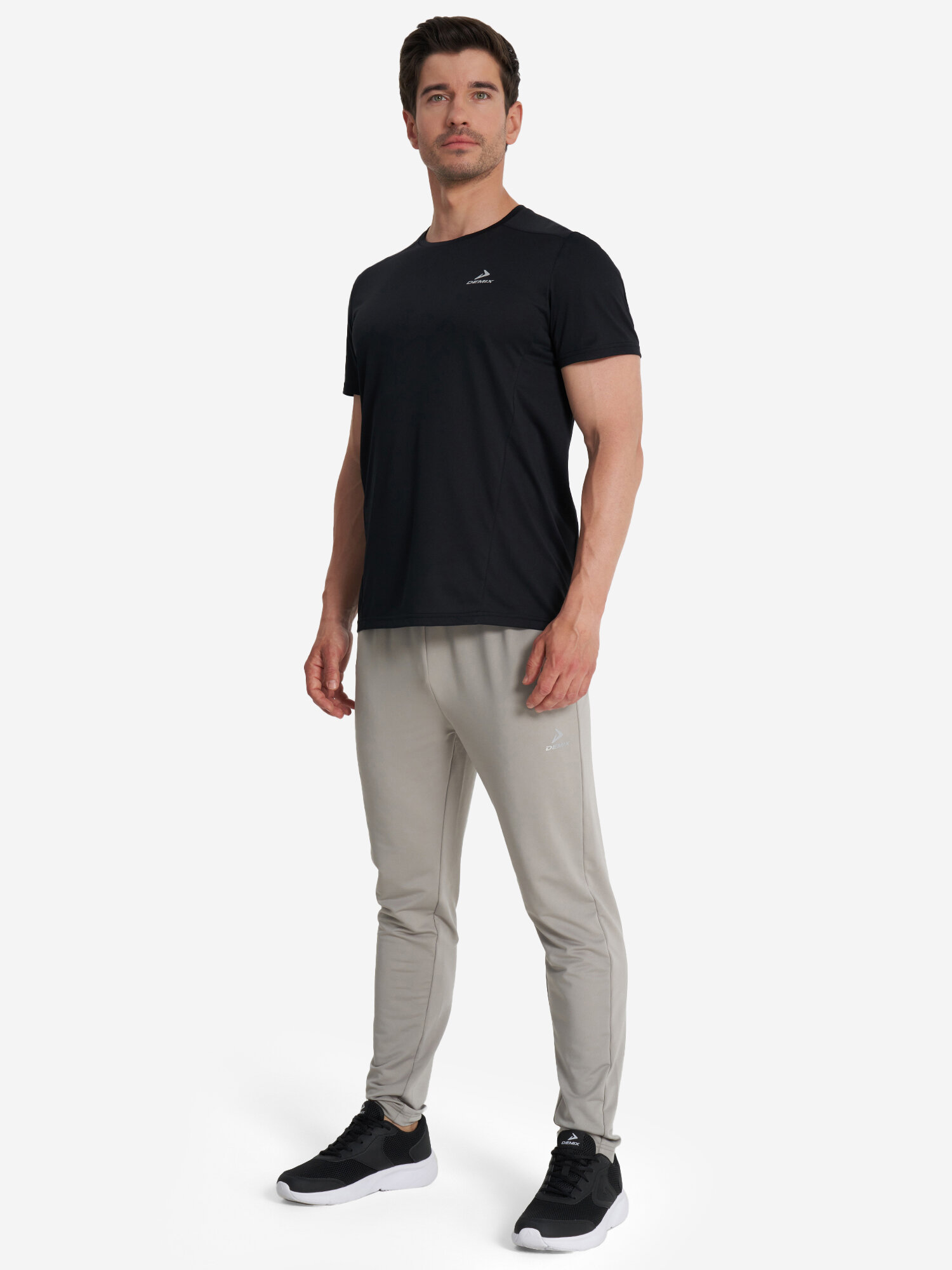 Футболка спортивная Demix, размер 48, черный — фото 1