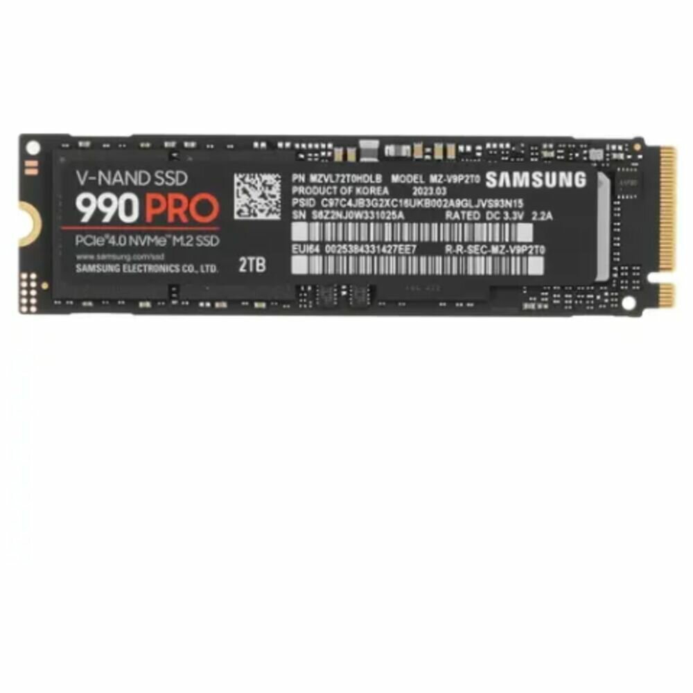 Твердотельный накопитель Samsung 990 PRO V9P2T0CW, 2TB M.2 NV, 1 штука — фото 1