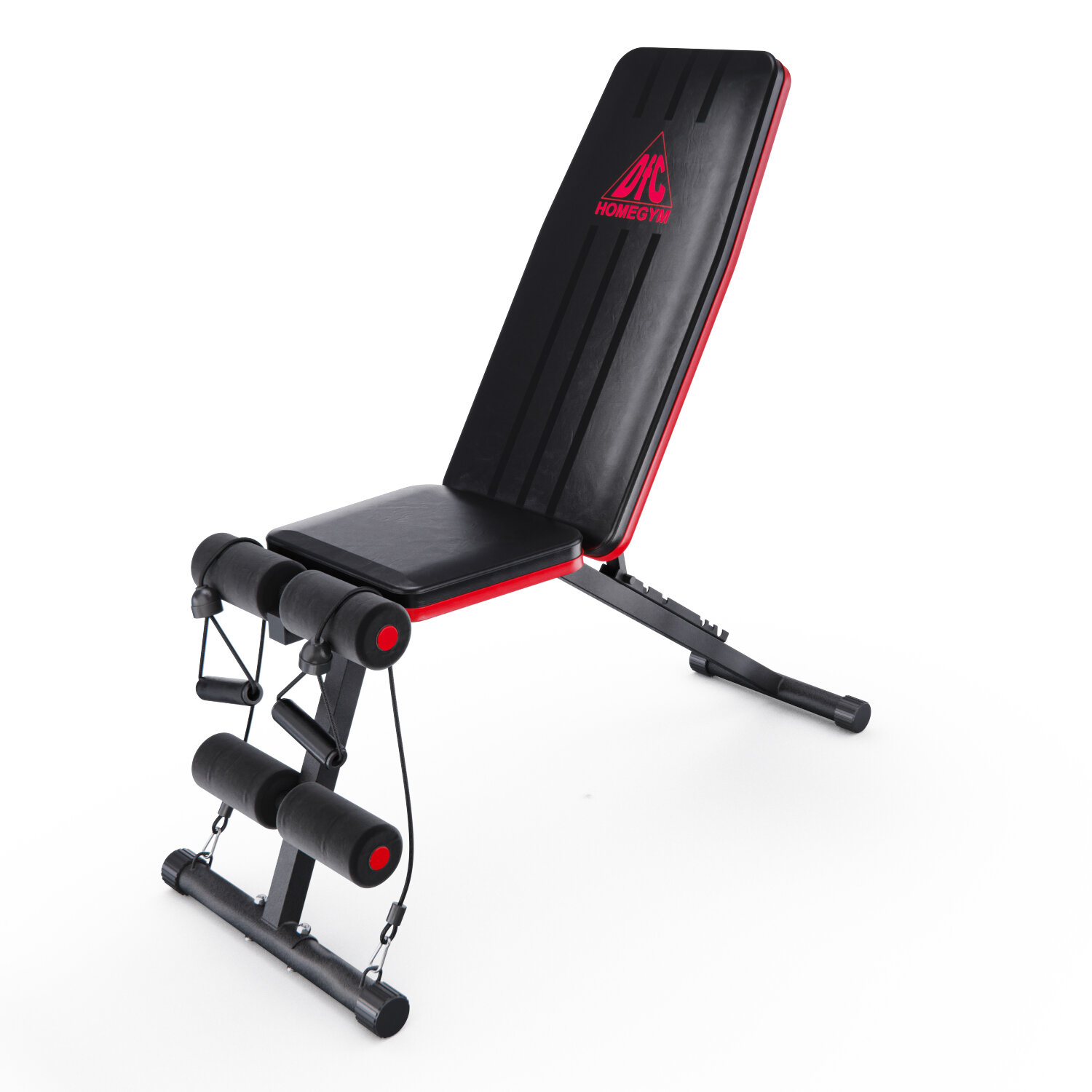 фото Cкамья силовая универсальная DFC с эспандерами DCH310