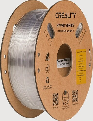 Изображение товара Филамент Creality Hyper Petg 3D Printing 1 кг. Прозрачный