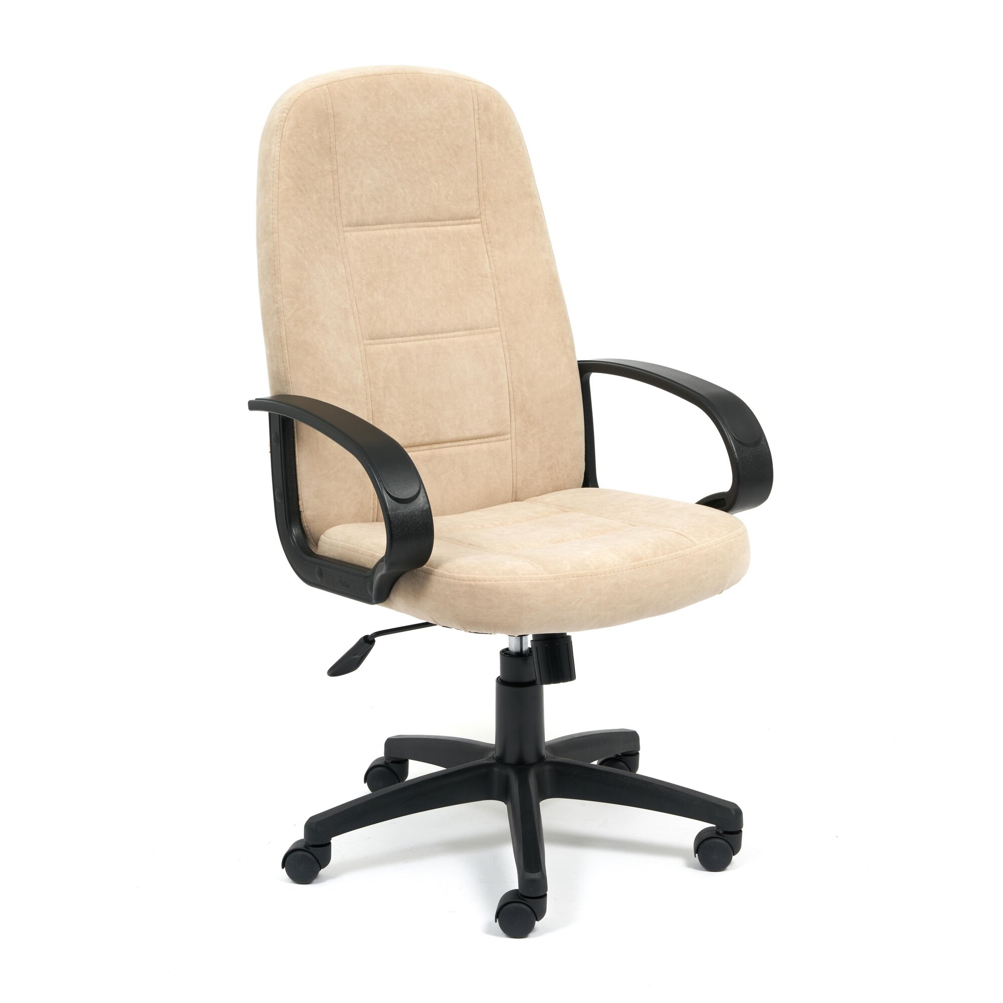 Компьютерное кресло TetChair CH747, флок, светло-бежевый