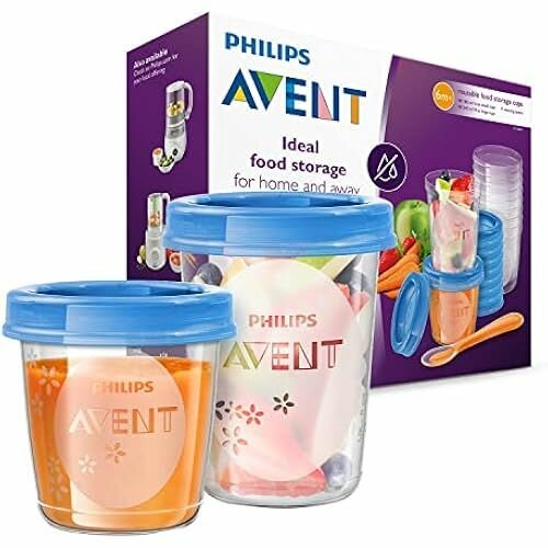 Контейнеры для хранения детского питания Philips Avent SCF721/20 упаковка из 20 шт. (10 x 180 мл, 10 x 240 мл), с завинчивающейся крышкой