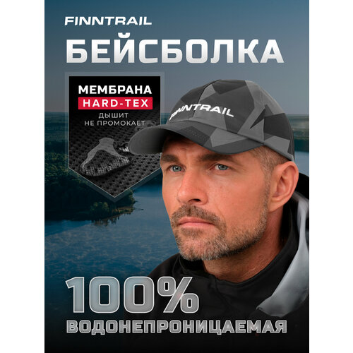 фото Бейсболка finntrail waterproofcap для мужчин и женщин, размер one size, camoshadowblack
