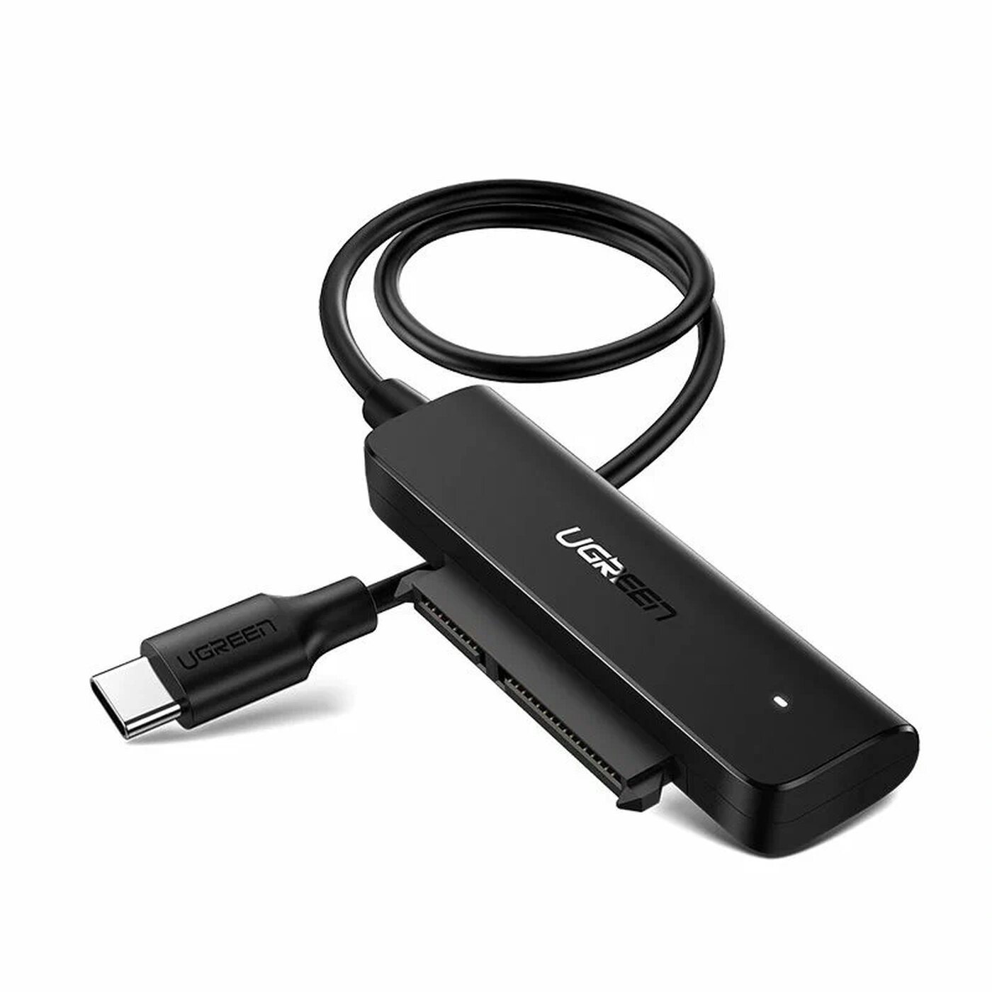 Конвертер UGREEN CM321 (70610) USB-C 3.0 to 2.5-Inch SATA Converter. Длина 50 см. Цвет: черный
