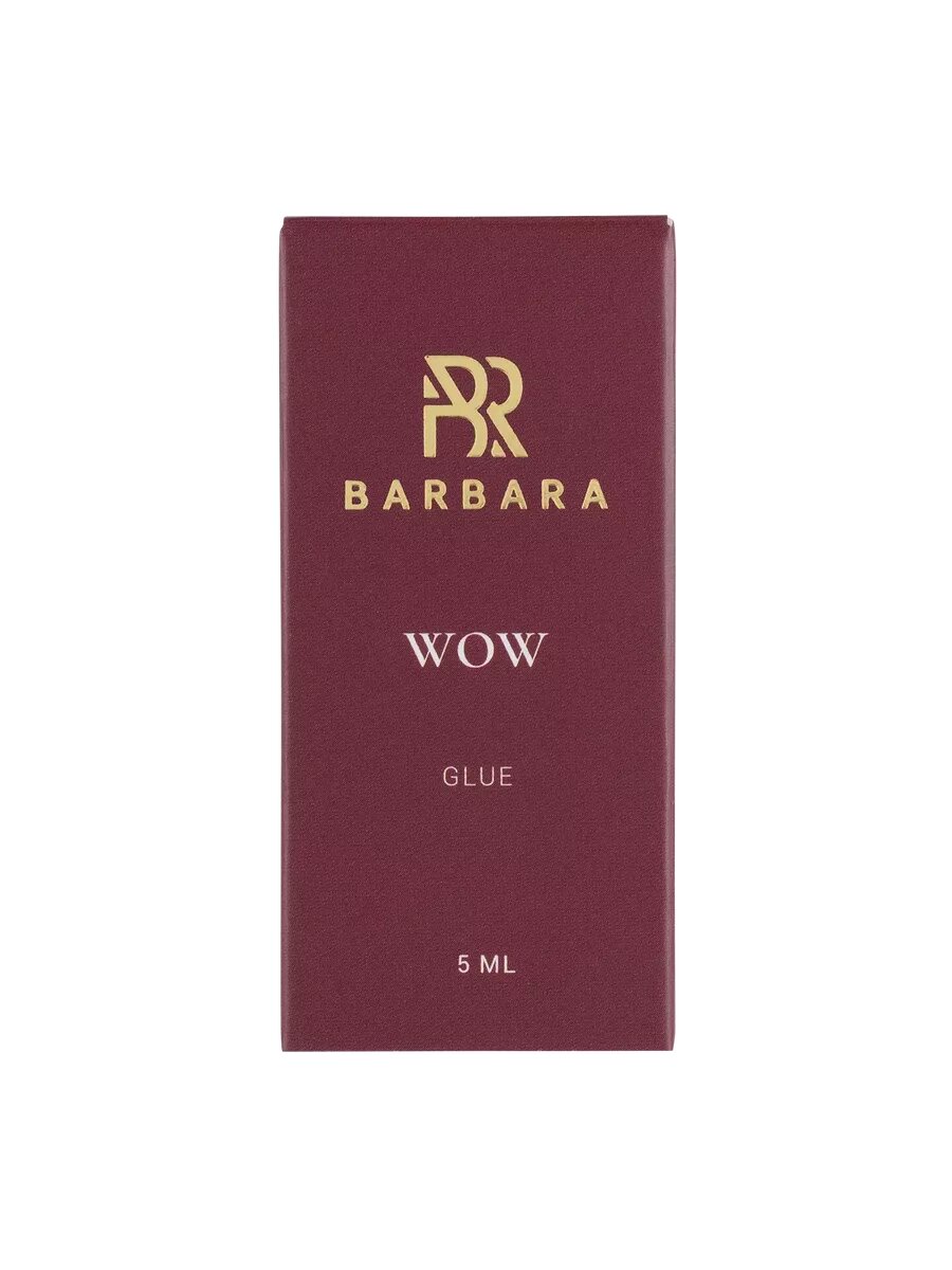 Клей для наращивания ресниц Barbara Wow, 5 мл, черный, гипоаллергенный — фото 1