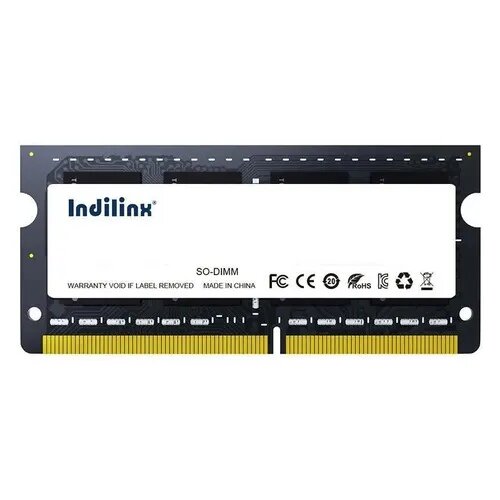 Оперативная память INDILINX IND-ID3N16SP04X DDR3 - 1x 4ГБ 1600МГц, для ноутбуков (SO-DIMM), Ret