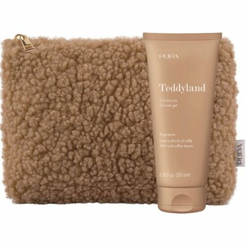 Подарочный набор Pupa TEDDYLAND Молоко и кофе гель для душа косметичка 1600₽