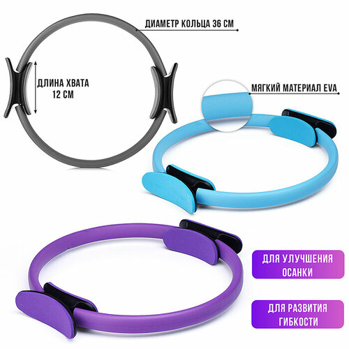 Кольцо для занятий йогой пилатесом 3635 см 820₽