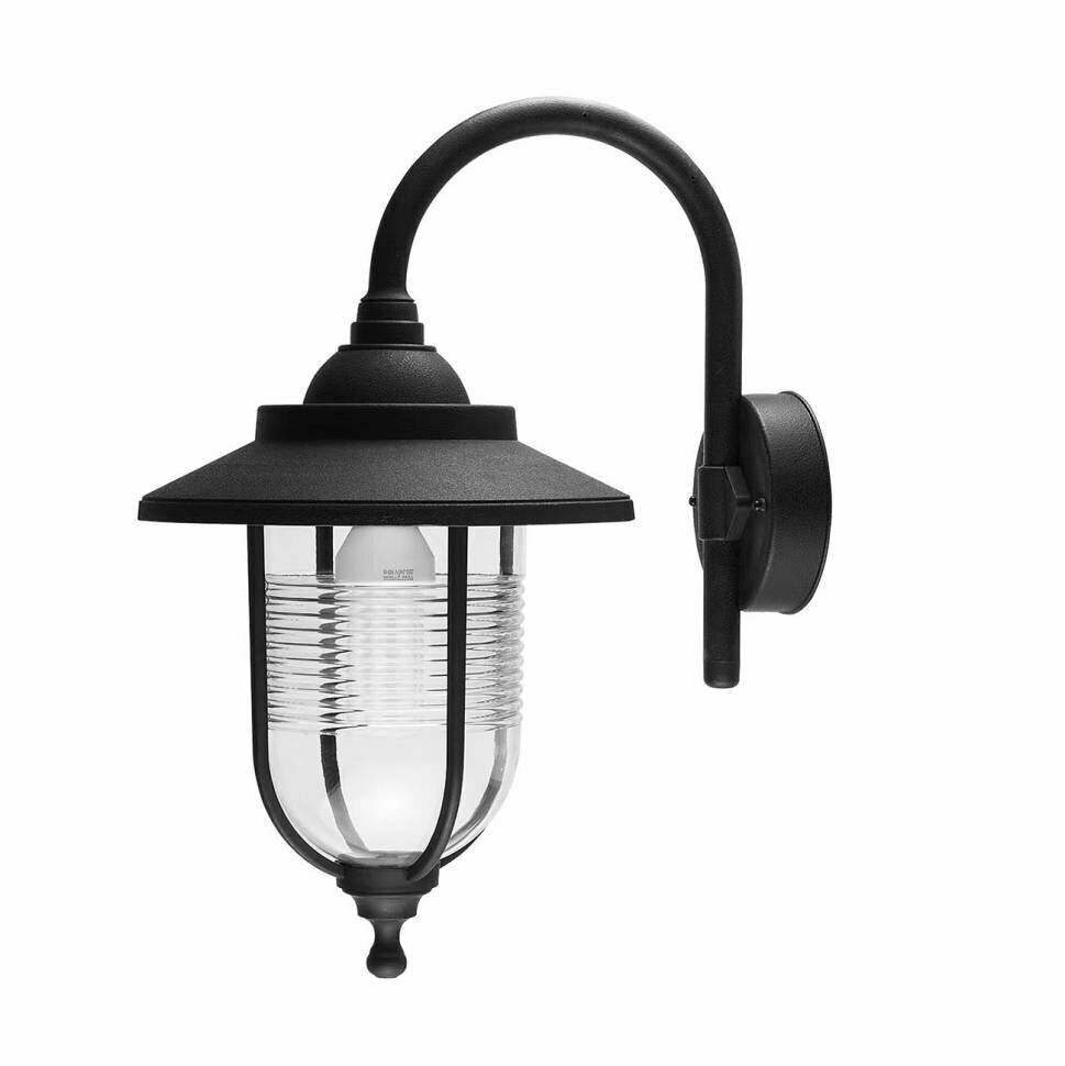 светильник уличный настенный ESCADA Granta E27 100Вт IP44 черный - фото №1