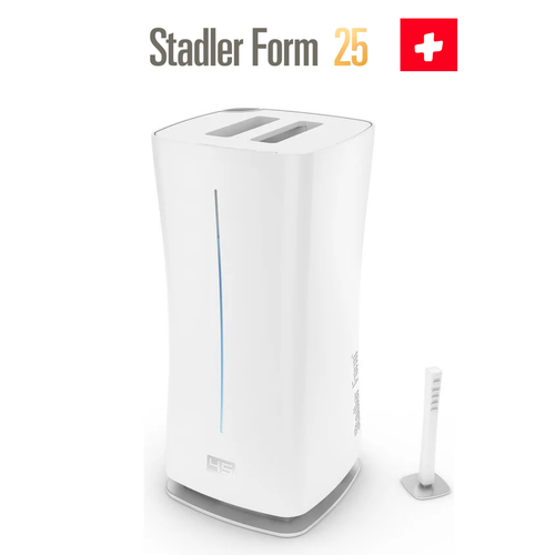 Увлажнитель воздуха для дома и офиса ультразвуковой ароматизатор аромадиффузор Stadler Form Eva E-010 цвет белый 1849900₽