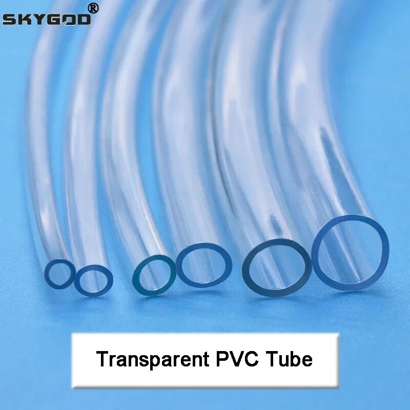 Прозрачный водопроводный шланг из ПВХ 2-25 мм, ID 20mm x OD 22mm, 1 Meter