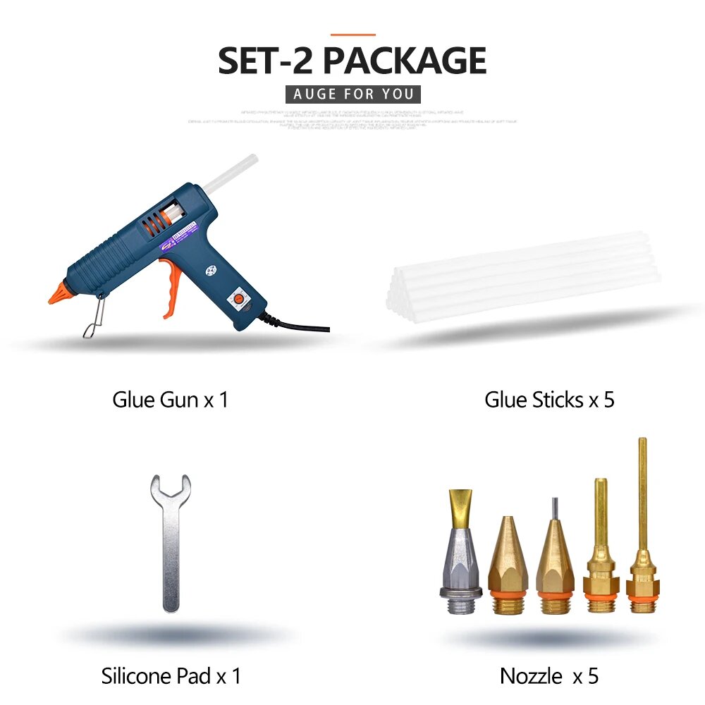 Клеевой пистолет Sackful 150 Вт 8 комбин. EU SET-2