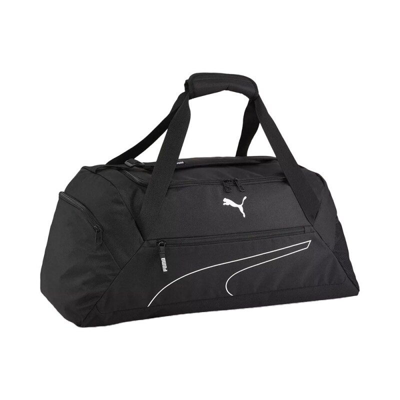 Сумка PUMA, фактура гладкая, черный