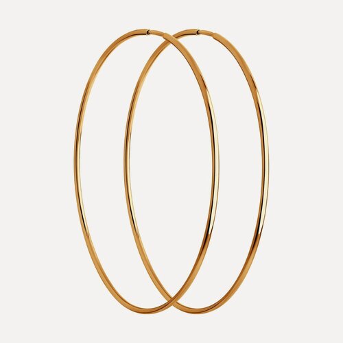 Изображение товара Серьги конго, красное золото, 585 проба