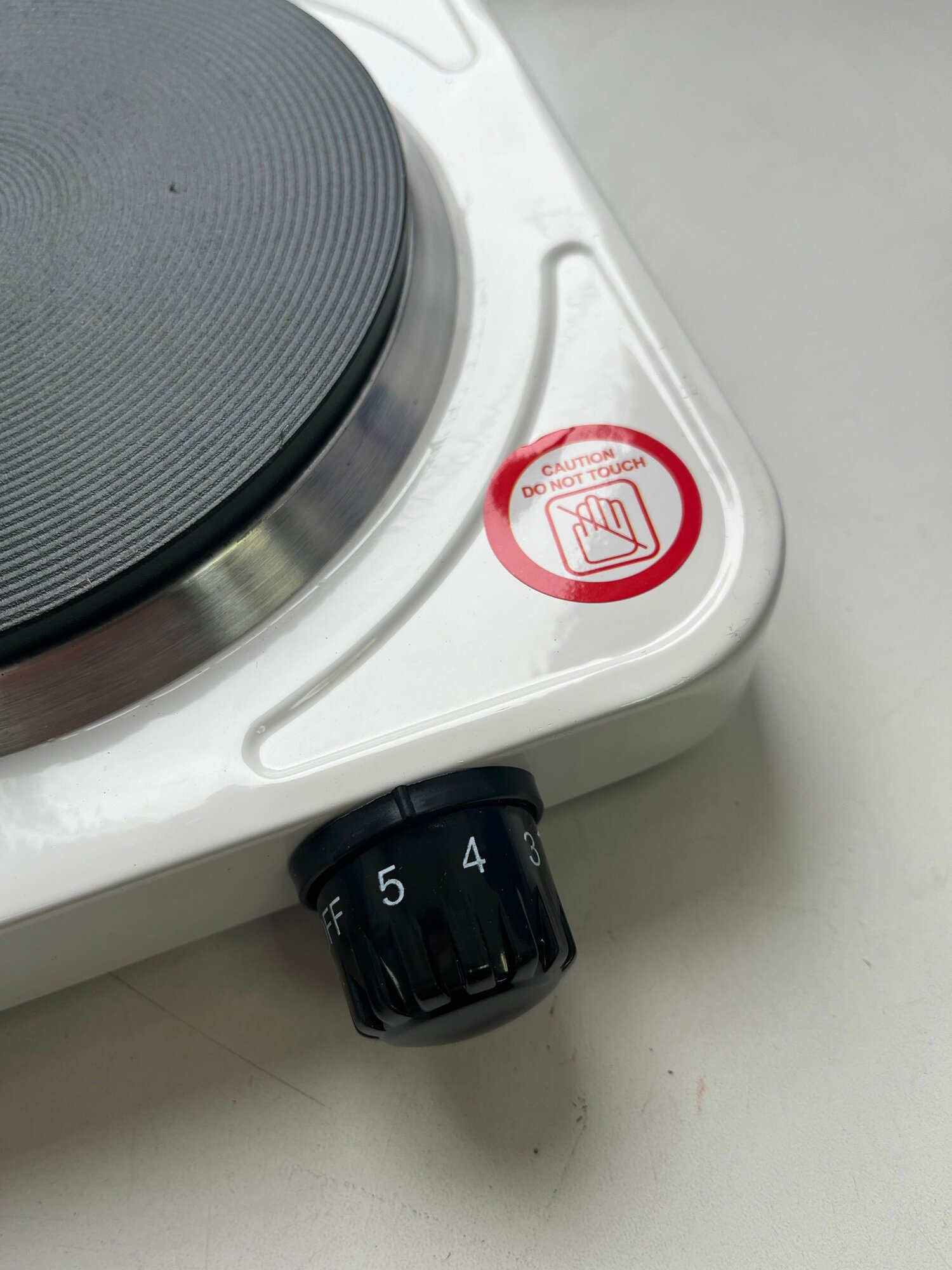 Обзор: Плита электрическая одноконфорочная Мощность 1000 Вт. Защита от перегрева