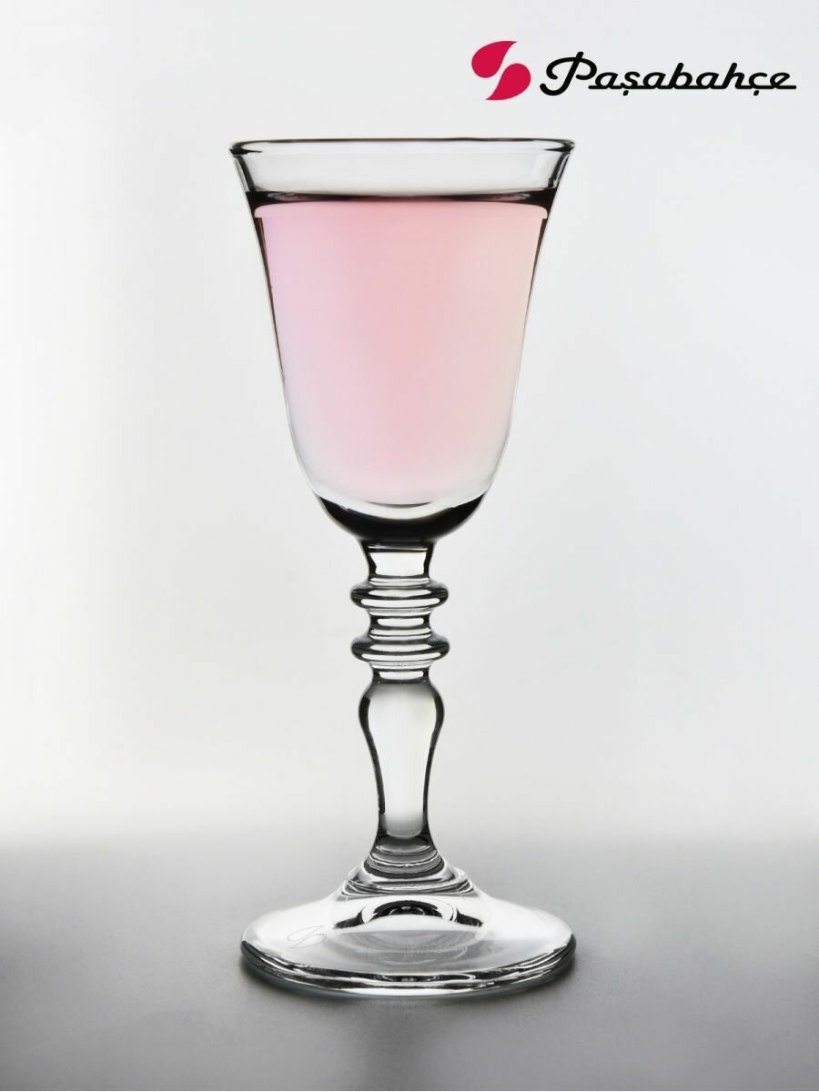 Набор рюмок Paşabahçe "Vintage", стекло, для ликера, 50мл, 6шт — фото 1
