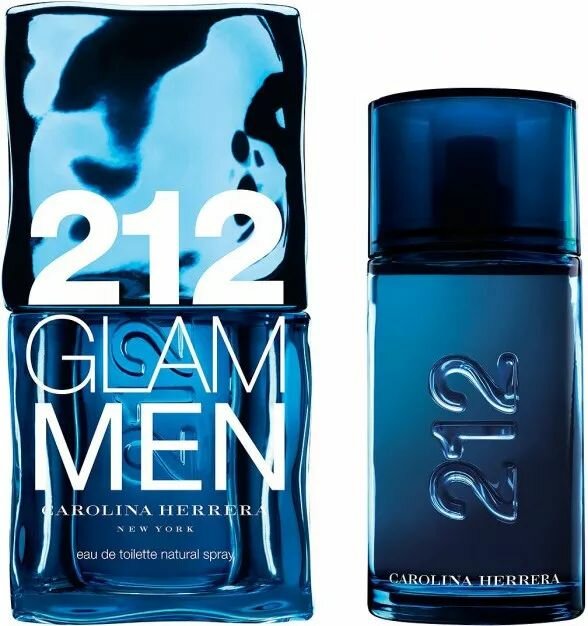 Carolina herrera 212 glam 60ml туалетная вода мужская