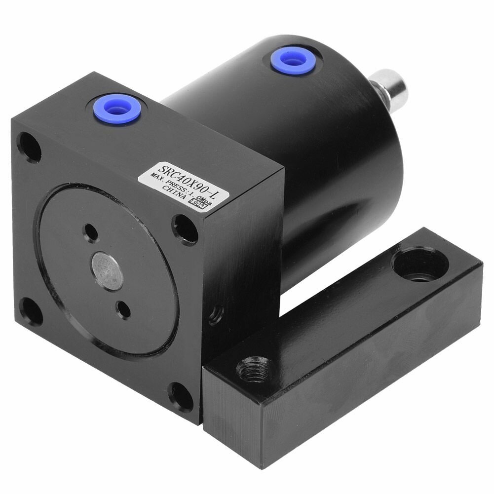 Изображение Пневматический поворотный зажимной цилиндр SRC40 90 градусов, алюминиевый, 40мм, для интенсивного использования, быстрая установка
