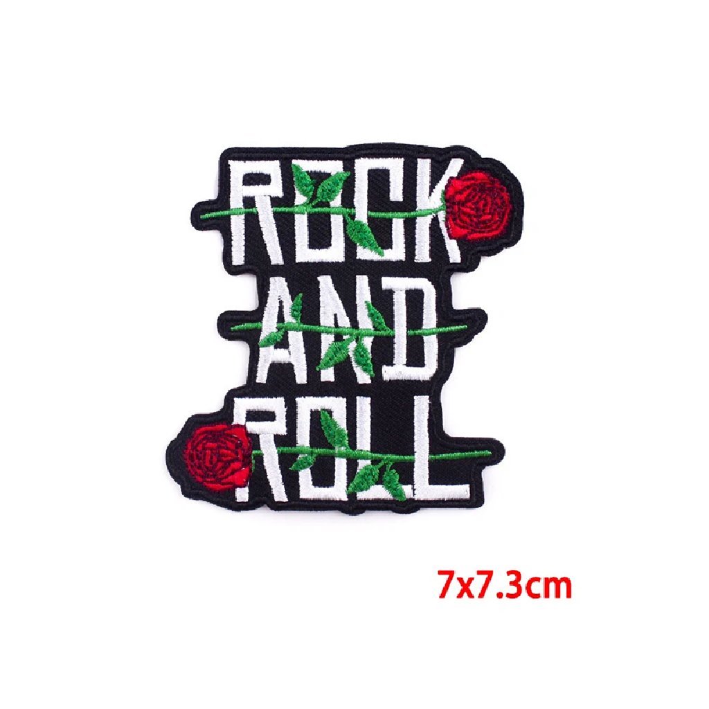 Нашивка rock and roll термонашивка