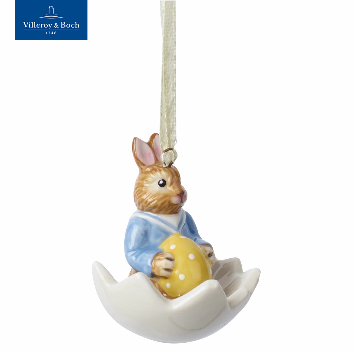 Подвеска пасхальная "Пасхальный кролик Макс", Bunny Family, Villeroy & Boch, Премиум-Фарфор