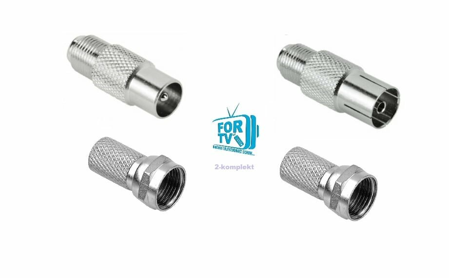 Разъемы для ТВ и антенн, штекеры для кабелей — фото 1