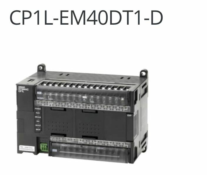 CP1L-EM40DT1-D Контроллер CP1L, 24 вх, 16 вых. (PNP), питание 24В , встроенный порт Ethernet, 2 опц. порта, Ethernet
