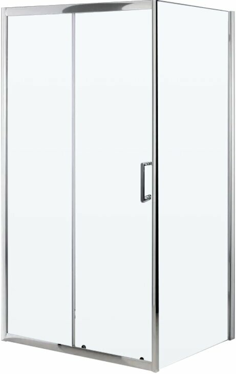 Душевой уголок BelBagno Uno AH 1 120/80 C Cr без поддона 120x80 прямоугольный раздвижной итальянский