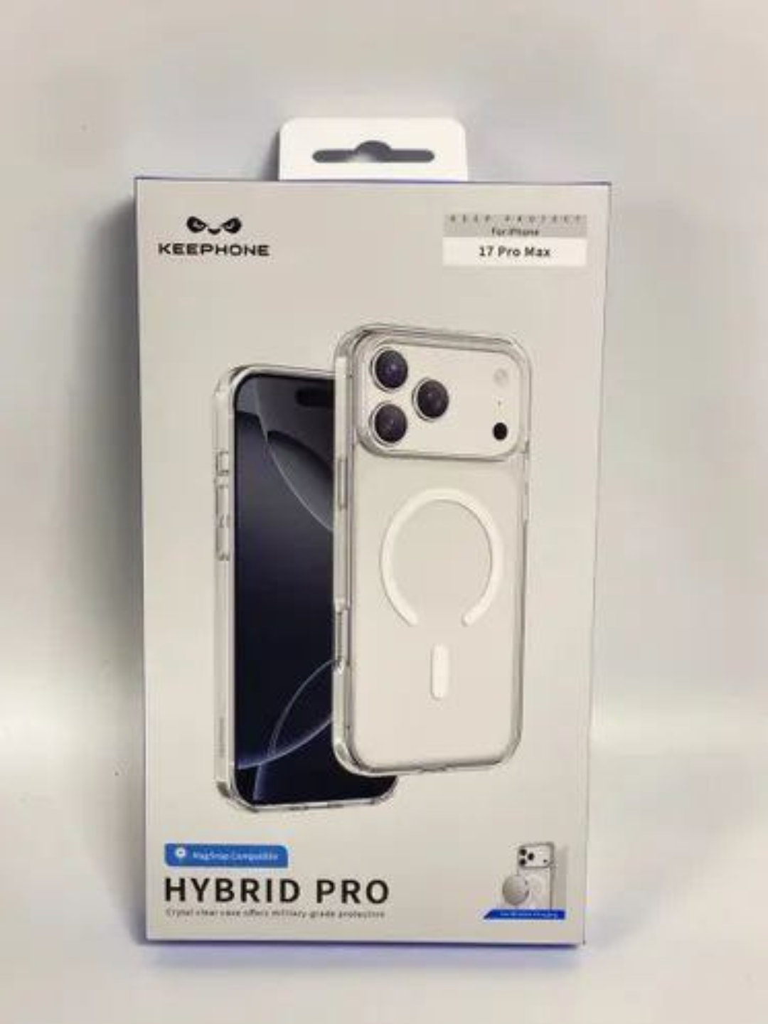 Чехол Keephone mc0048 Hybrid Pro, с поддержкой , для iPhone 17 Pro Max прозрачный — фото 1