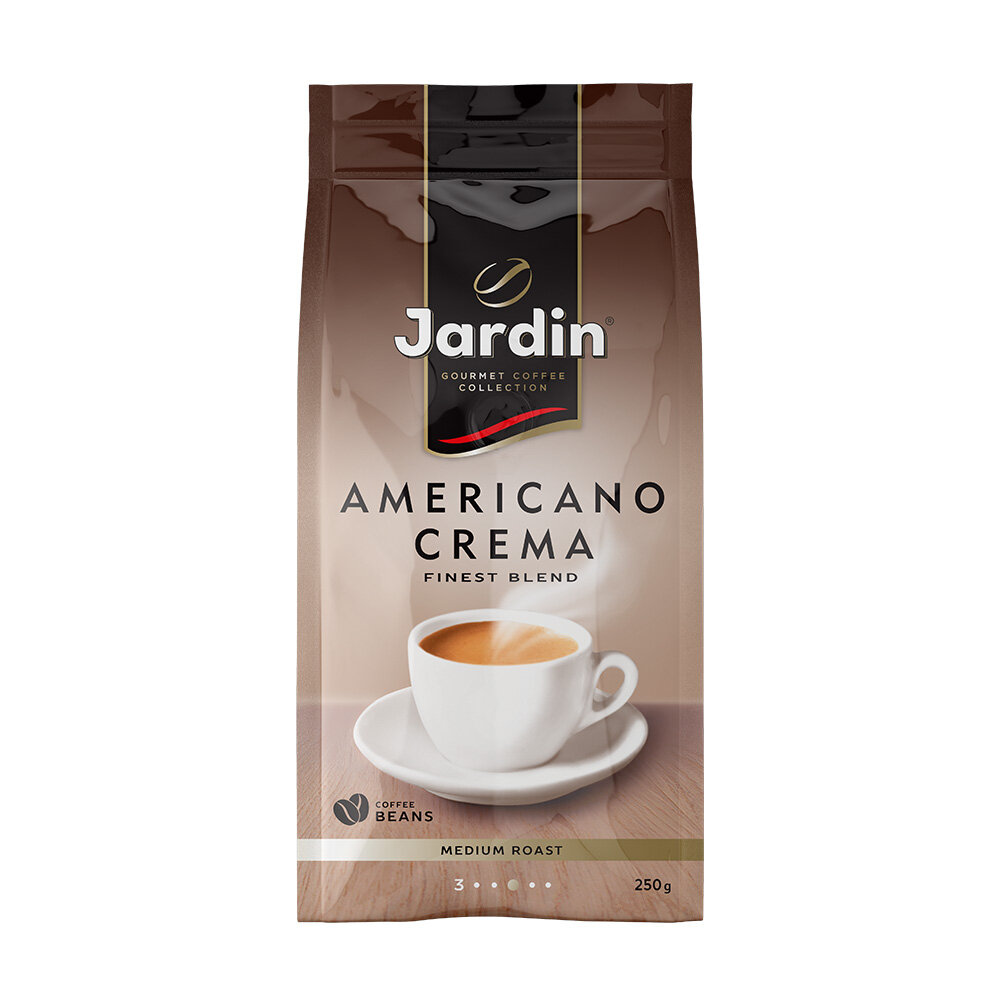 Кофе в зернах Jardin Americano Crema, 250 г
