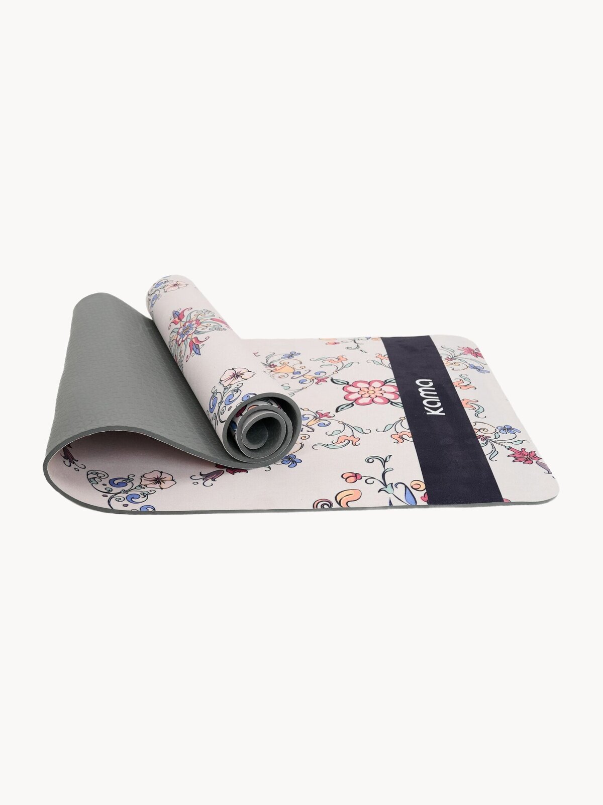 Коврик для йоги и фитнеса, 6 мм, Kama / COVER