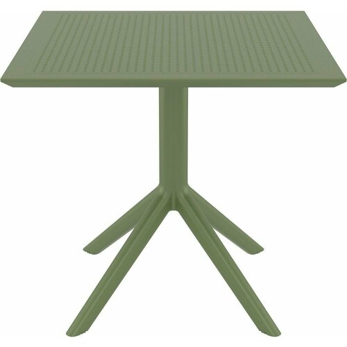 Стол пластиковый ReeHouse Sky Table 80 Оливковый