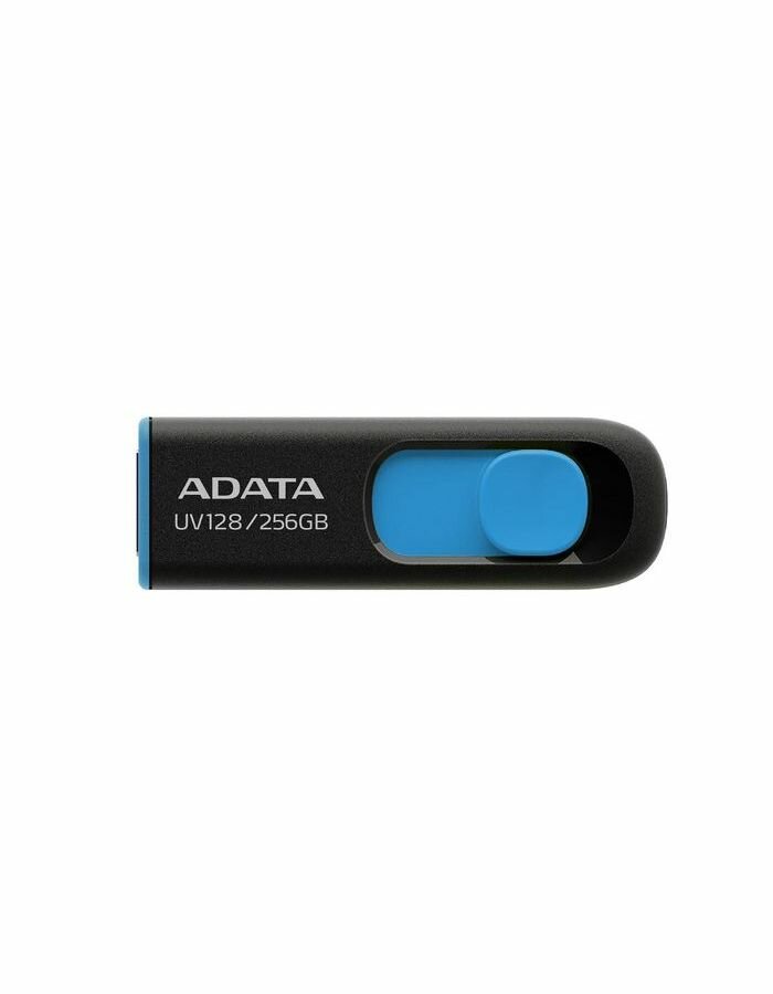 Флешка A-Data UV128 256Gb (AUV128-256G-RBE) Black/Blue