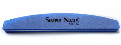 Ms Nails Пилка для ногтей 100/100 (Комплект из 10 шт.)