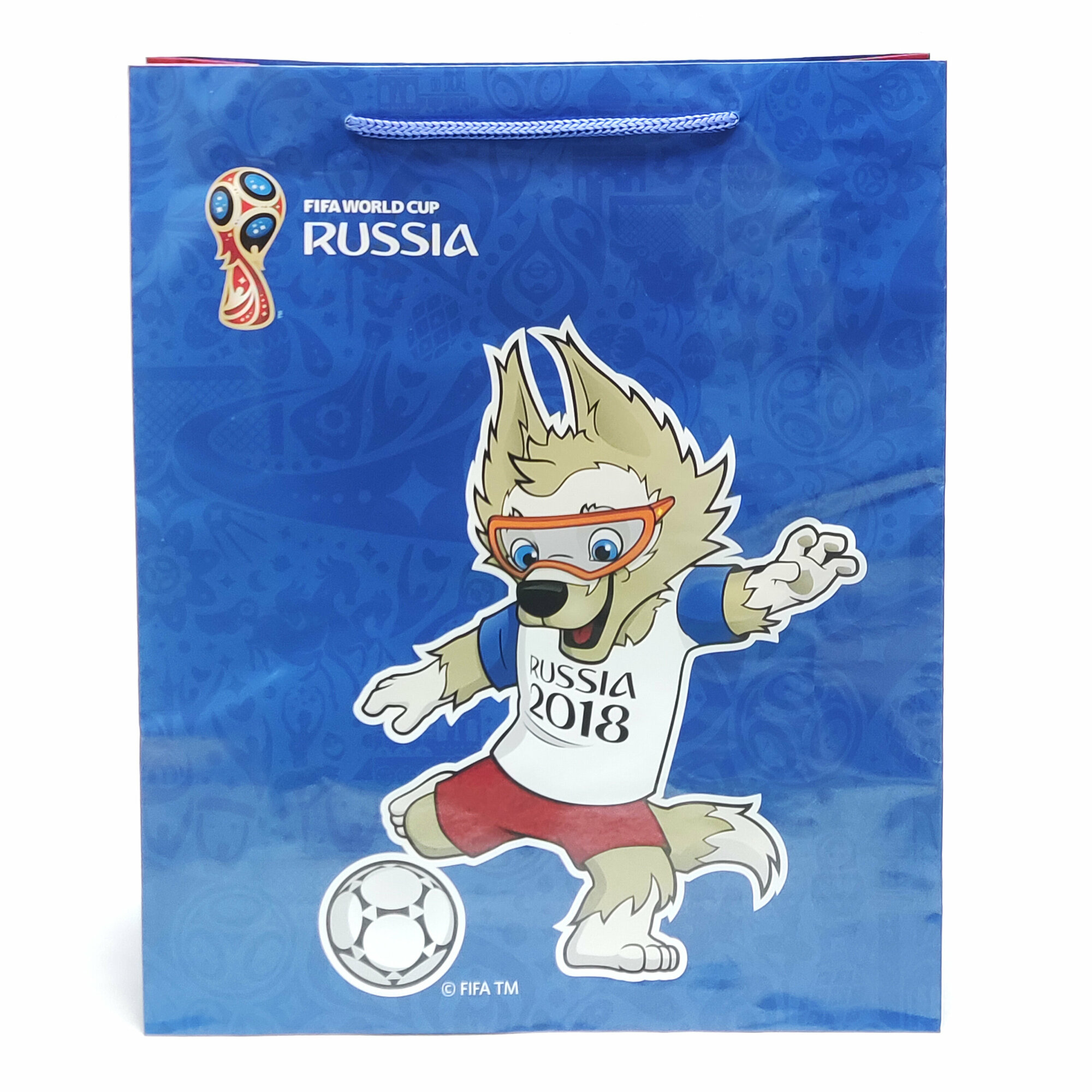 Подарочный пакет 1Toy FIFA 2018 бум.глянц. (Синий) 35 х 28 х 9 см 2018 FIFA World Cup Russia™ - фото №3