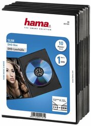 Коробка Hama на 1CD/DVD H-51181 черный (упак.:10шт)