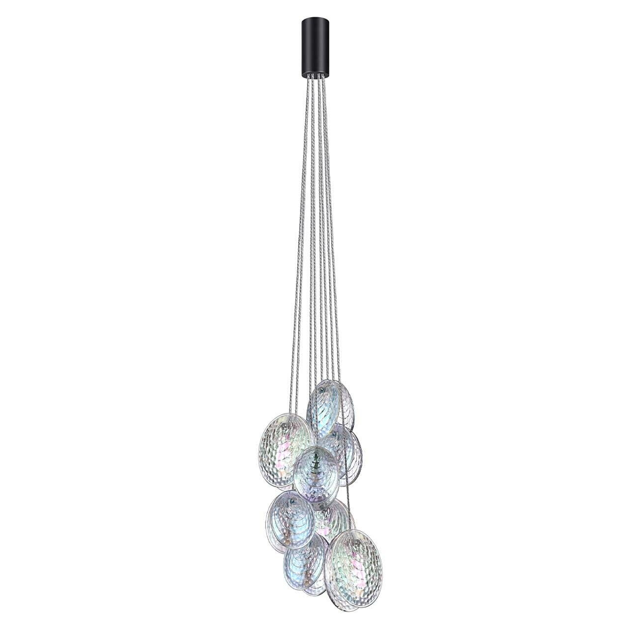 Светильник подвесной Odeon Light Mussels 5039/8, G9, 320Вт, кол-во ламп:8шт, Черный
