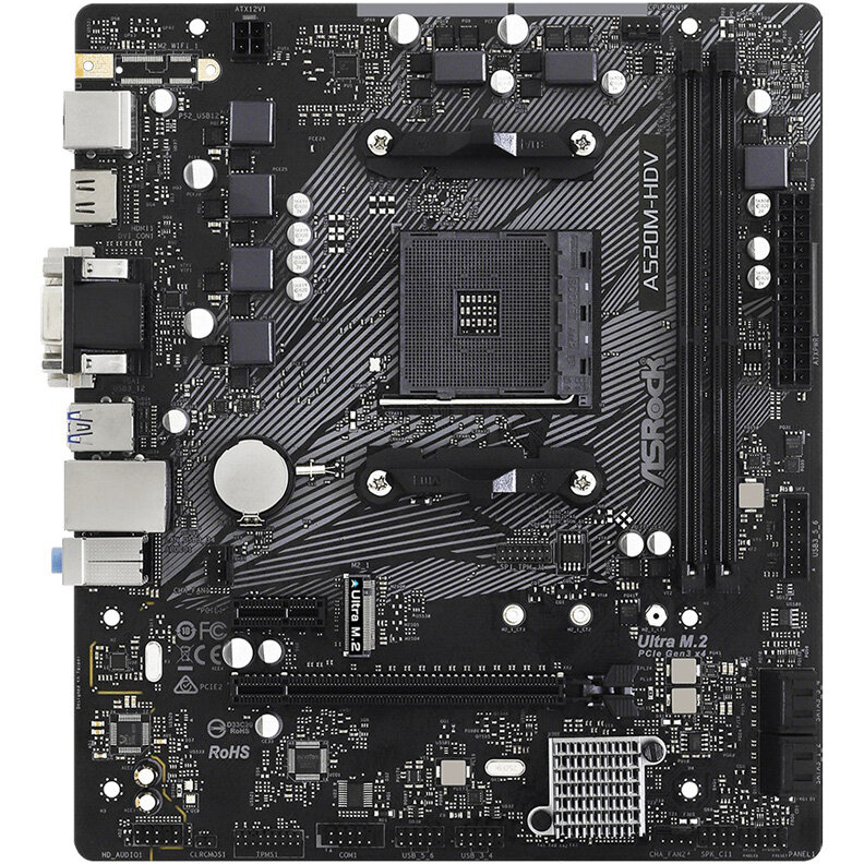 Asrock Материнская плата Asrock A520M-HDV