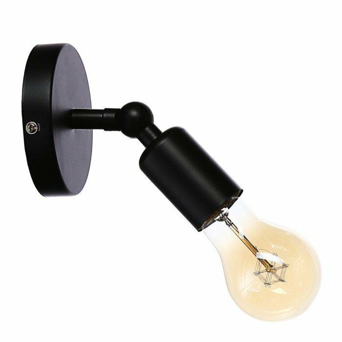 фото Бра"Миява" 1х40Вт Е27 черный 9х10х13 см (комплект из 2 шт)