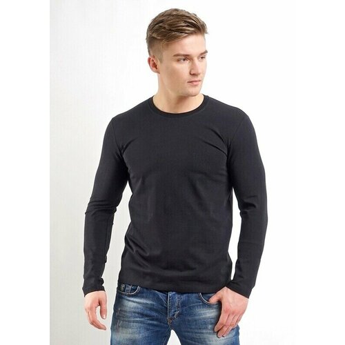 фото Лонгслив clever, размер 48, черный