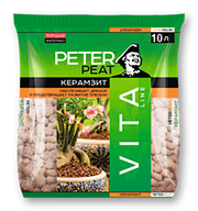 Керамзит (дренаж) PETER PEAT Vita Line фракция 5-10 мм 10 л.