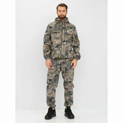 Костюм тактический мужской летний Huntsman Стрелок: туристический, рыболовный, для охоты, ткань смесовая, цвет Лабиринт (р.44-46/182-188)