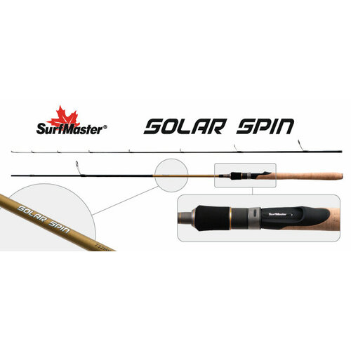 спиннинг штекерный угольный 2 колена surf master sp1125 solar spin Спиннинг штекерный угольный 2 колена S Master SP1125 Solar Spin 732MHM HMC (5,5-21) 2,2 м