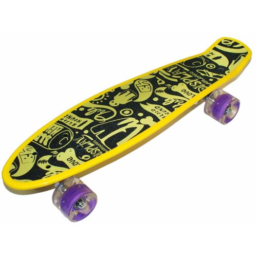 фото Скейт с наждачной декой: jy-s209-г (жёлтый) sprinter