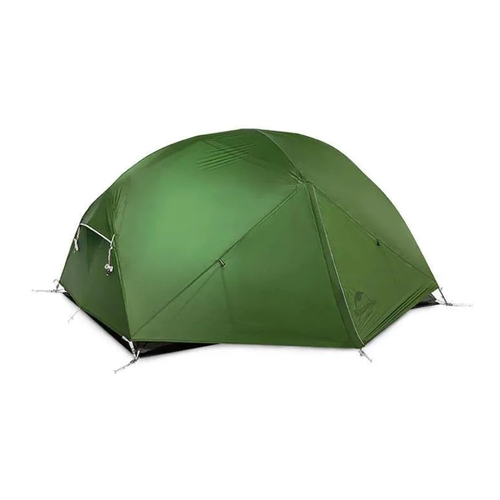 Палатка Naturehike Mongar 2-местная, алюминиевый каркас, зеленая палатка naturehike mongar 2 nh17t007 m light grey dark green