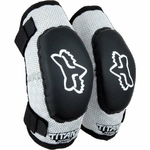 Налокотники детские Fox Titan Elbow Kids Guard (Black/Silver, OS, 2023 (08038-464-OS))