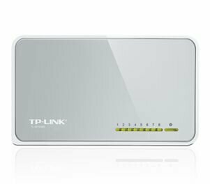 Коммутатор неуправляемый TP-LINK TL-SF1008D 8xUTP 10/100 пластик