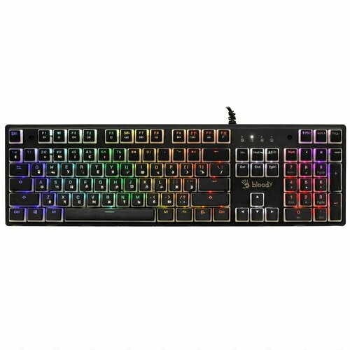 Клавиатура проводная A4Tech Bloody S510RP S510RP PUDDING BLACKBLMS RED 1218700₽